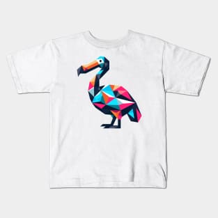 Geometric Dodo Bird Kids T-Shirt